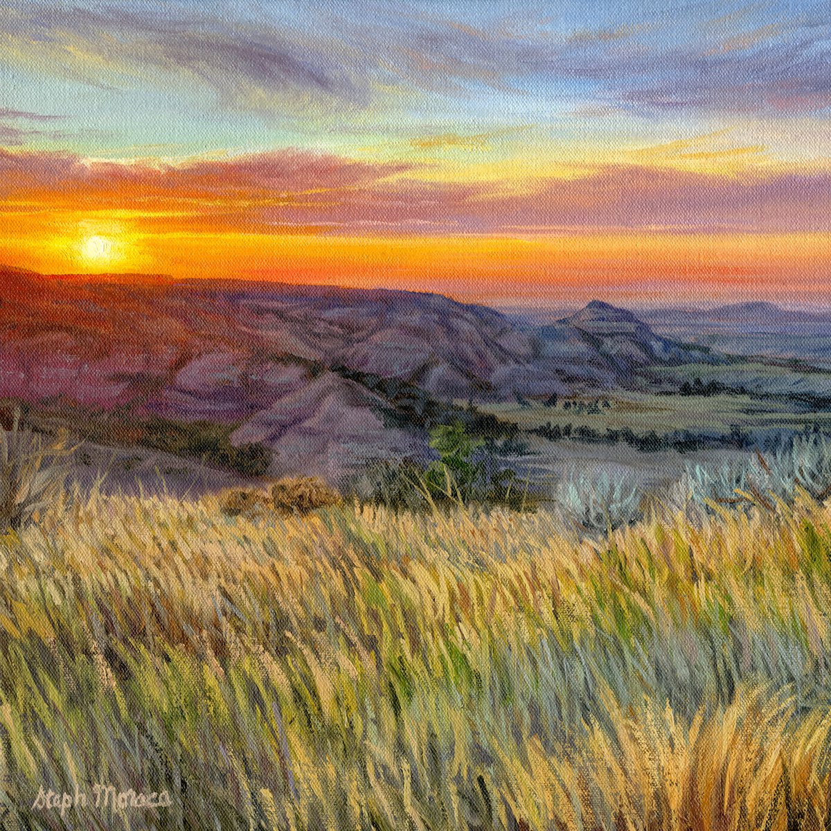 Painted Canyon Sunset by Steph Moraca