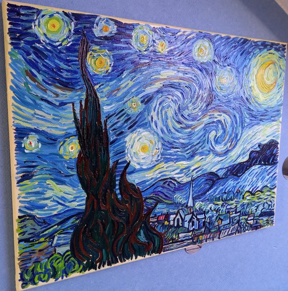 The Starry Night, Van Gogh hommage