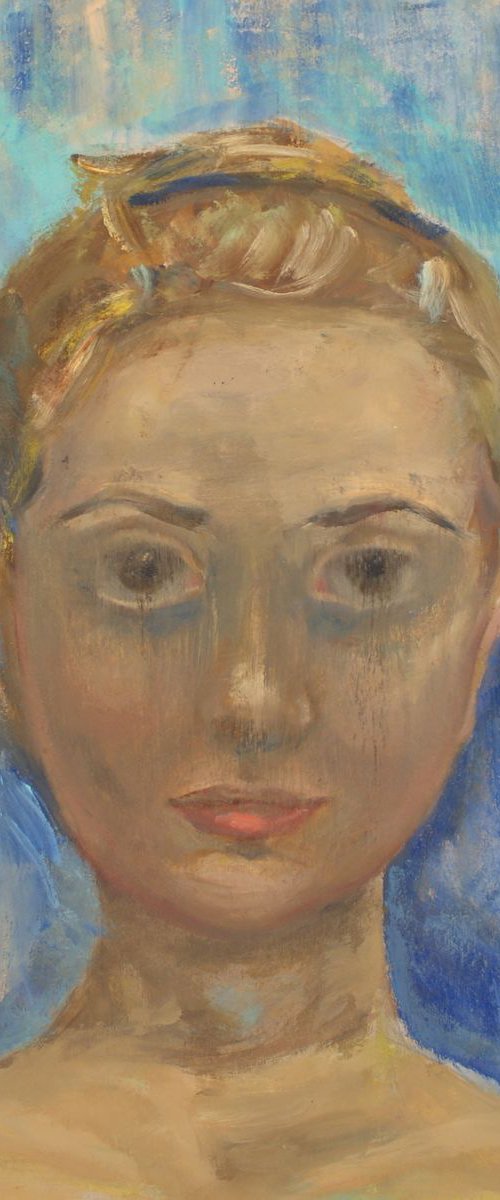 Self-portrait by Olga Salkovskaya