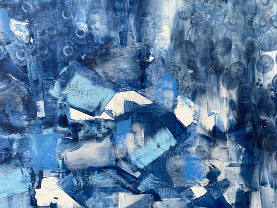 Abstraction in Blue and White