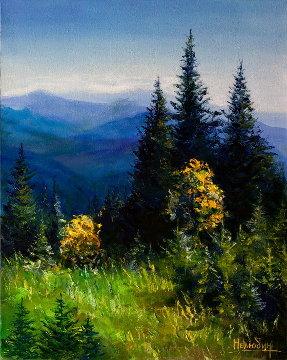 "Smell of autumn" , mountains landscape