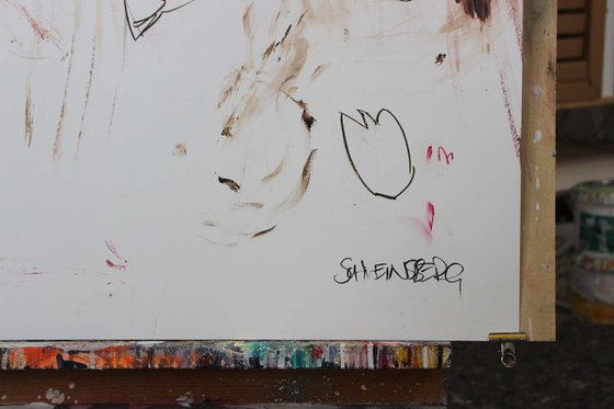 She Paints Outside the Lines No. 8