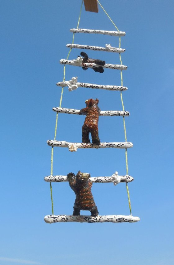 Bears on ladder