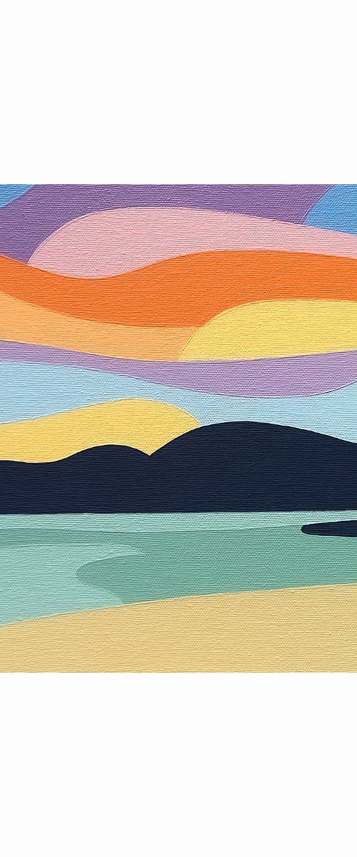 Evening at Long Beach by Zoe Hattersley