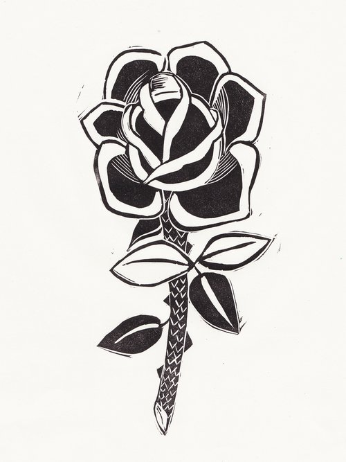 Black Rose by Georgia Flowers