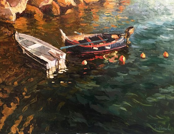 Boats in Evening Light