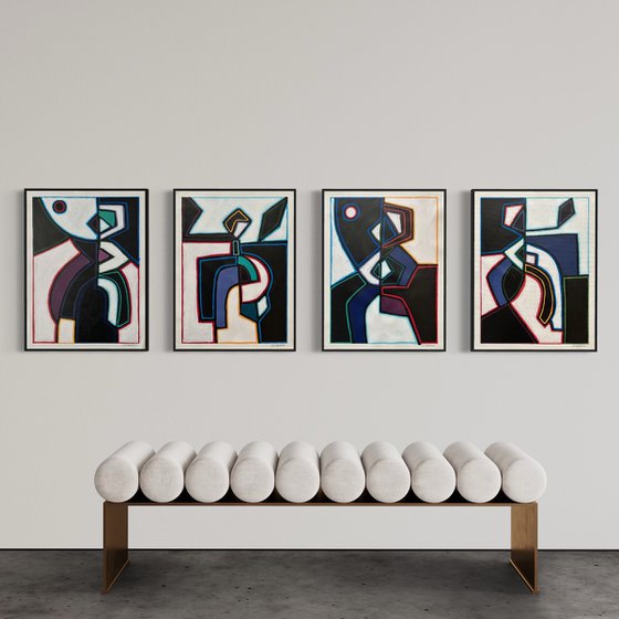 Never Stop Dancing (Set of 4)