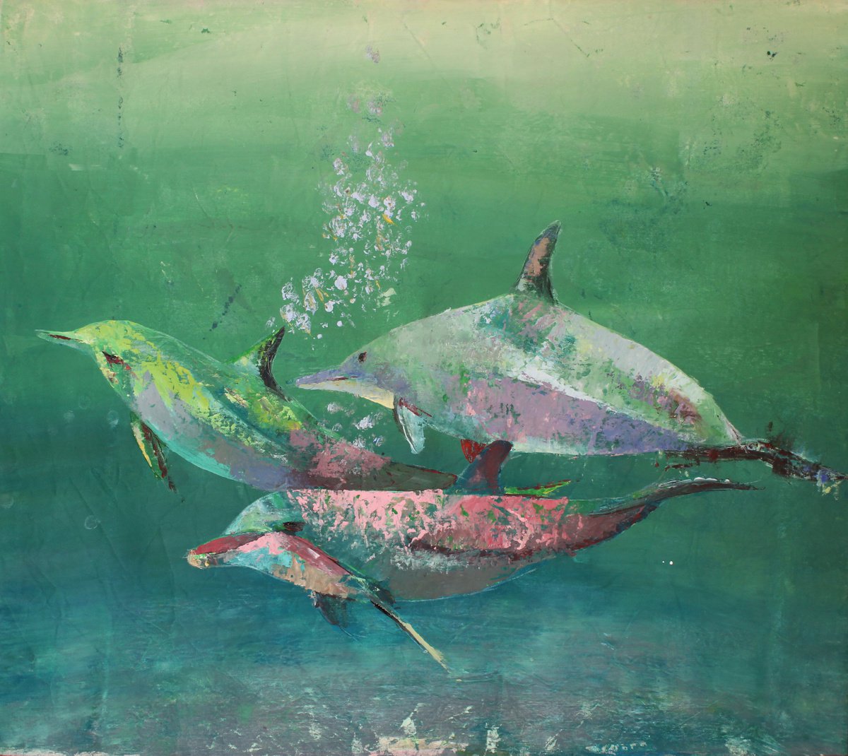 Dolphins by Angelo Nataraj Saka
