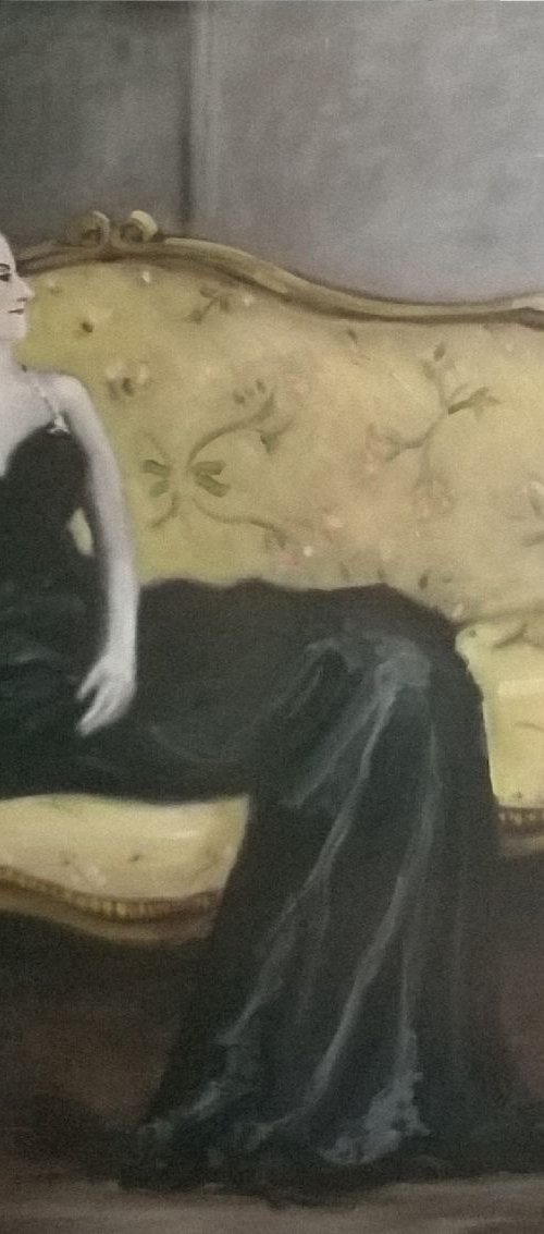 Madame Pierre Gautreau waiting for John Singer Sargent by Jack Bagley