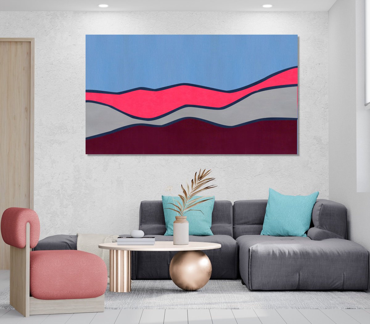  Serene Landscape #04 By Marina Krylova, 63 X 35, Artwork For Sale On Artfinder
