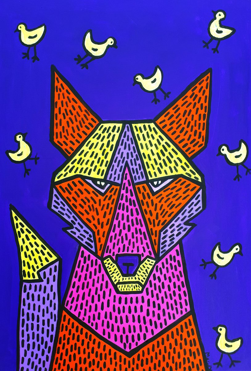Grumpy fox by Marily Valkijainen