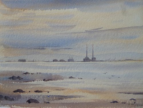 View of Dublin Bay by Maire Flanagan