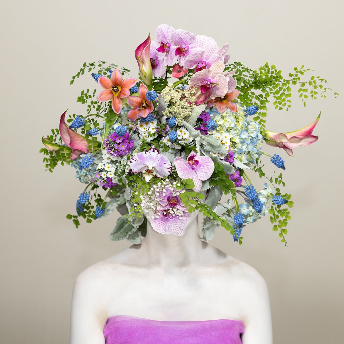 Surrealistic Portrait Photograph By Ziesook You, 20 X 20", Scent Of Austin 02272025, Original Artwork