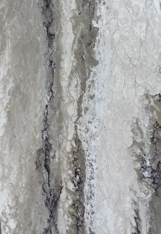 Diptych "Lithic Drift " second panel