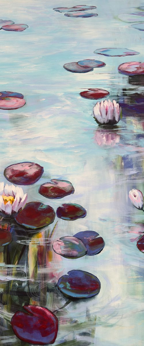 My Love For Water Lilies 10 by Sandra Gebhardt-Hoepfner