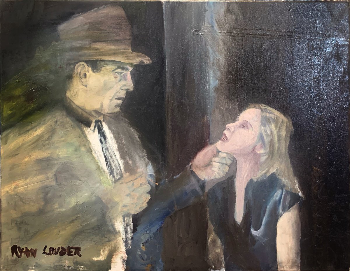 Photorealistic Portrait Oil Painting By Ryan Louder, 40 X 30", Here