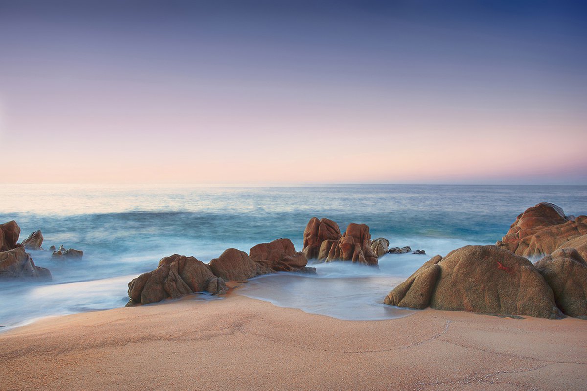 Photorealistic Landscape Photograph By Emily Kent, 31 X 21, Cabo San Lucas Ii, Original Artwork