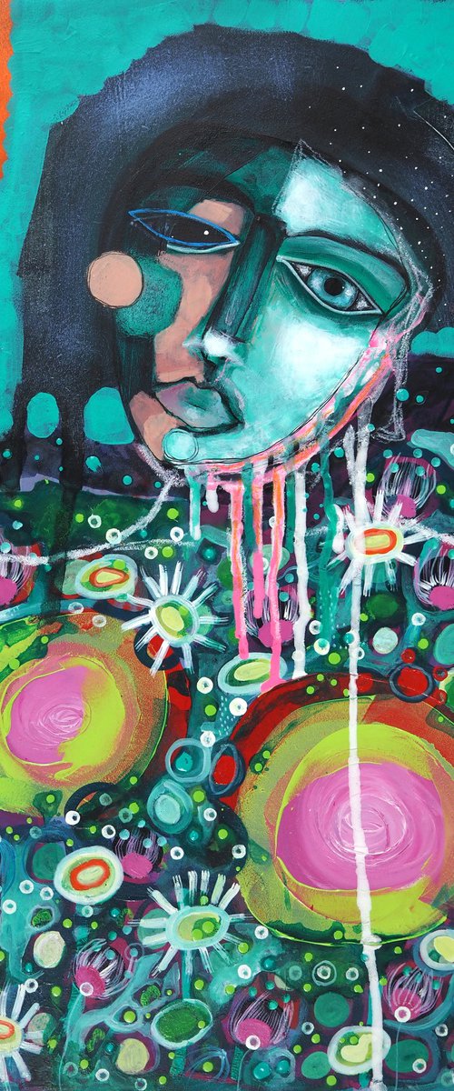 Ophelia surrenders into the deep by Sara Rodighiero