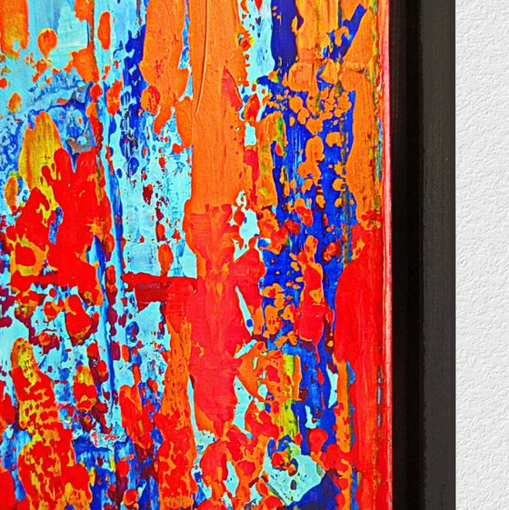 SOUL IN FIRE, RICHTER MODE, XL, FRAMED