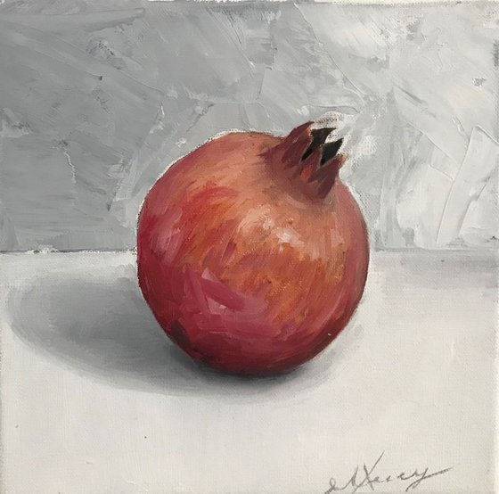 “Pomegranate” still life 20x20 cm