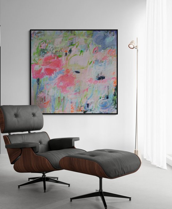 Poppies under the apple tree