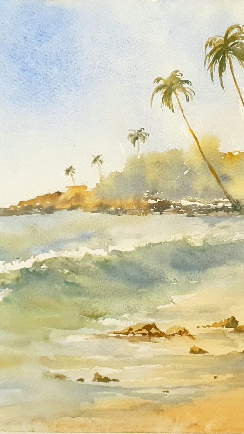 Tropical Shoreline by Charles Pierson