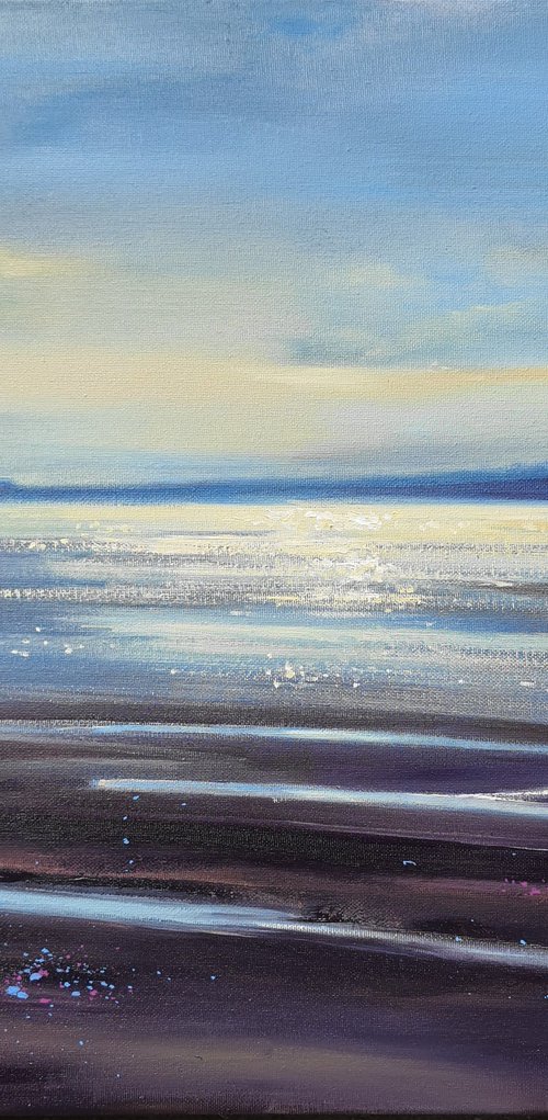 Evening, seashore by Olha Laptieva