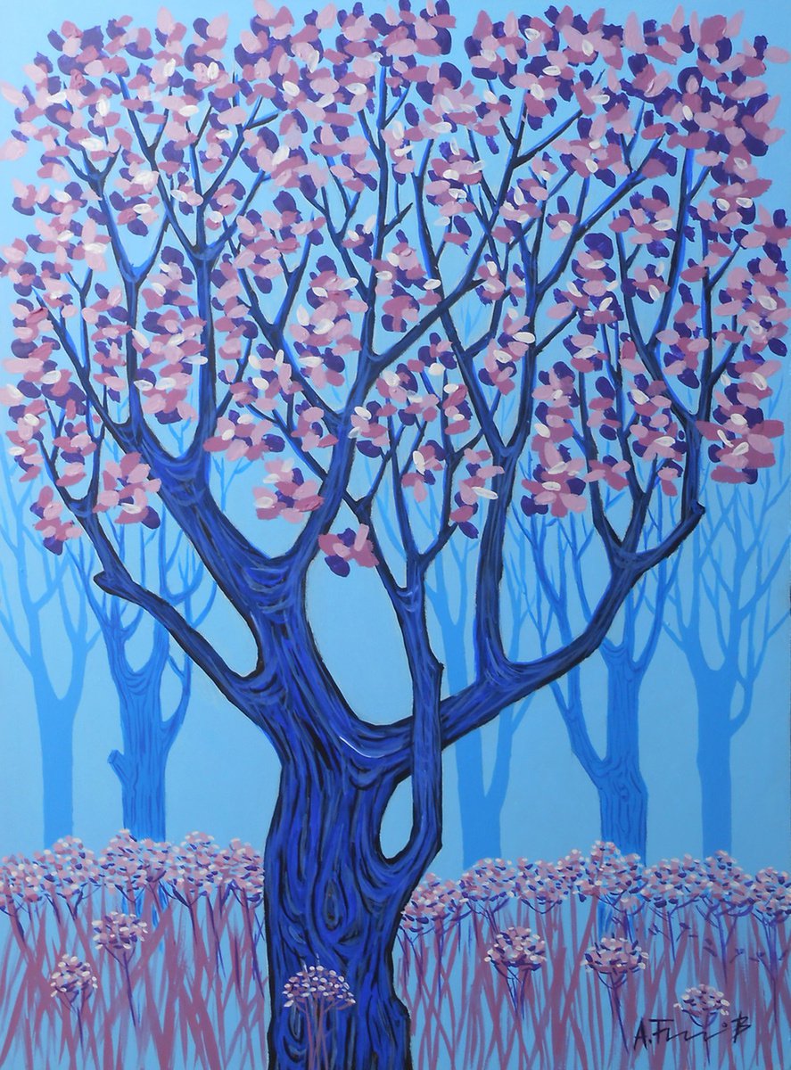 Blue Tree by Alexander Titorenkov