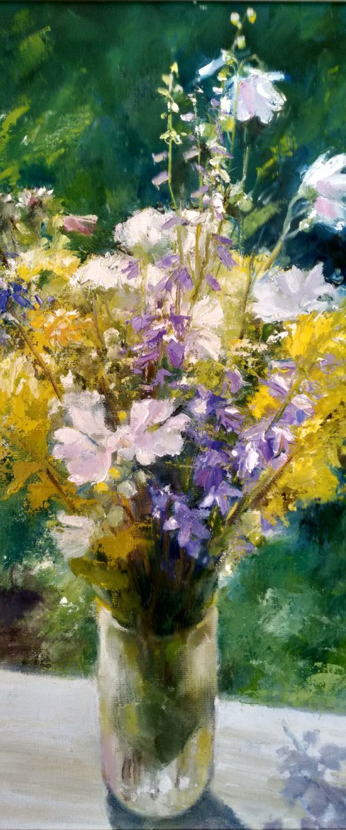 Wildflowers in a can by Valentina Andrukhova