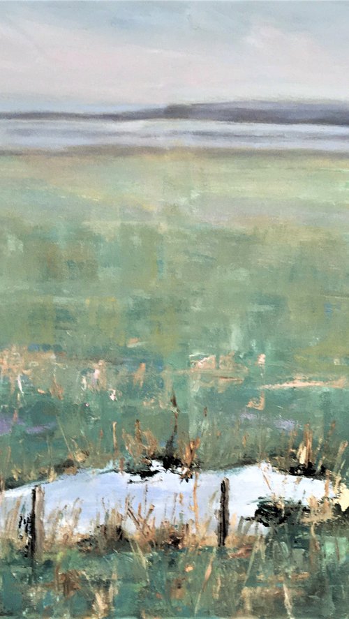 Hazy Saltmarsh by Nikki Wheeler