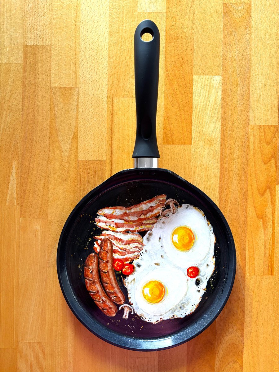 English Breakfast By Lena Smirnova, 12 X 16, Artwork For Sale On Artfinder