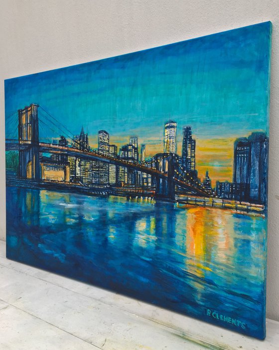 Brooklyn Bridge to Manhattan