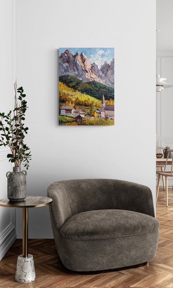 Sunlit Dolomites