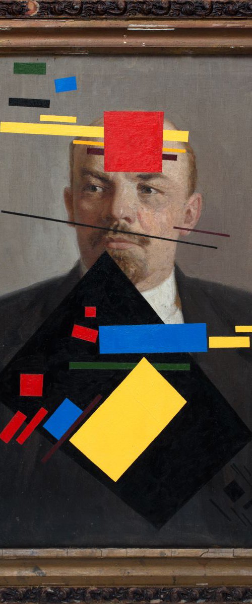 Suprematist Lenin by Oleksandr Balbyshev