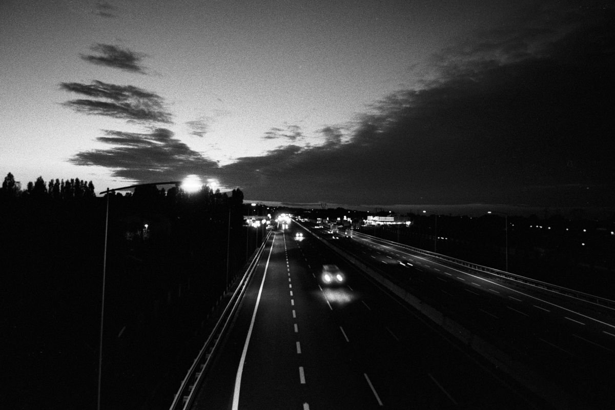 Photorealistic Cityscapes Photograph By Federico Arcangeli, 19 X 13, On The Road, Original Artwork