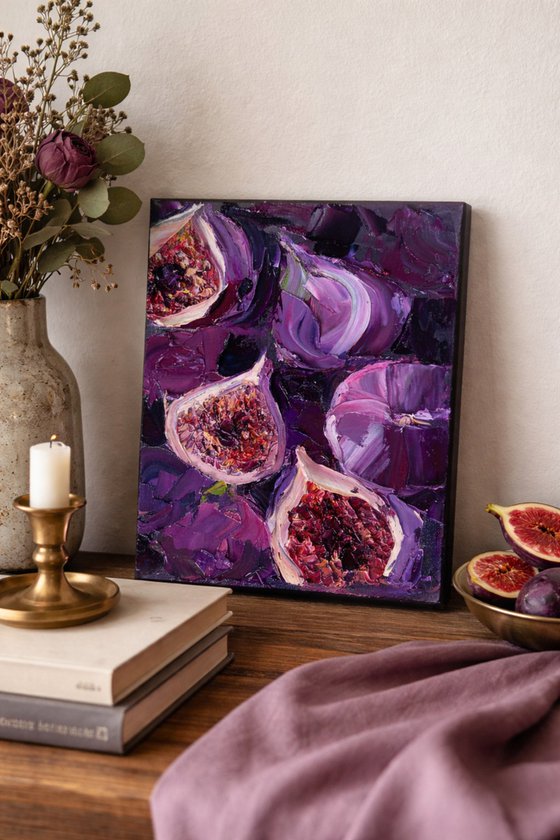 Velvet Figs – Purple Fig Painting