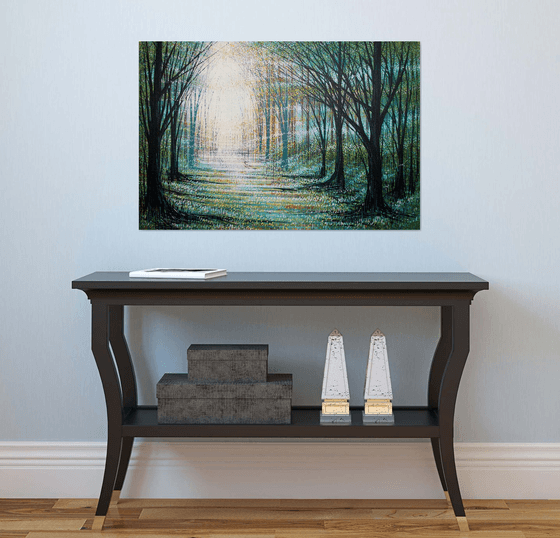 Forest Path In Winter