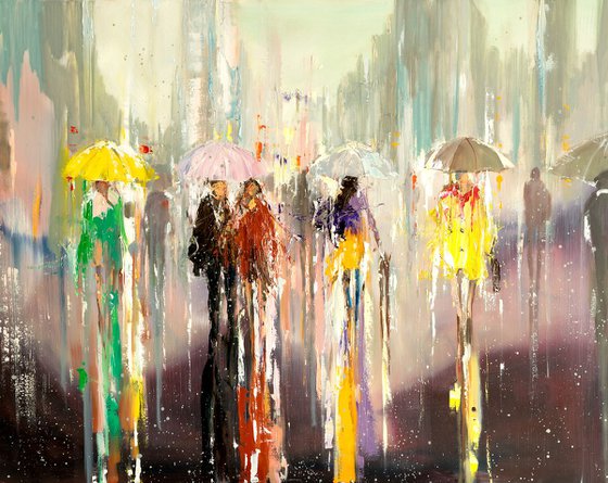 'Rainy Stroll'