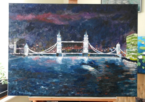London, Night Tower Bridge