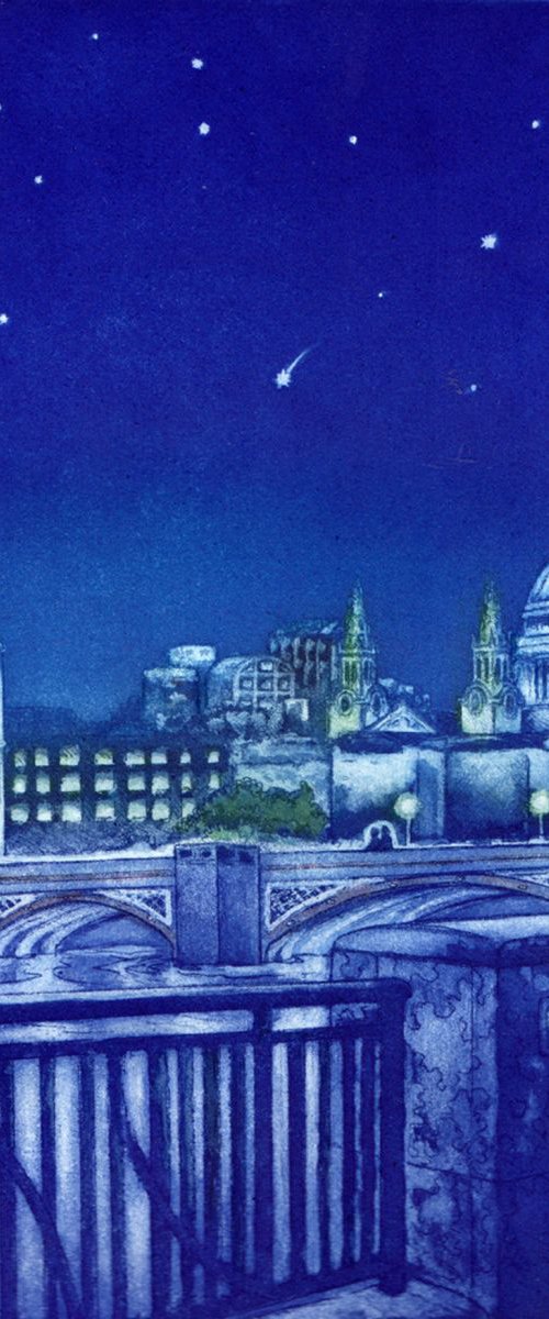 Starry Night, Thameside by Theresa Pateman