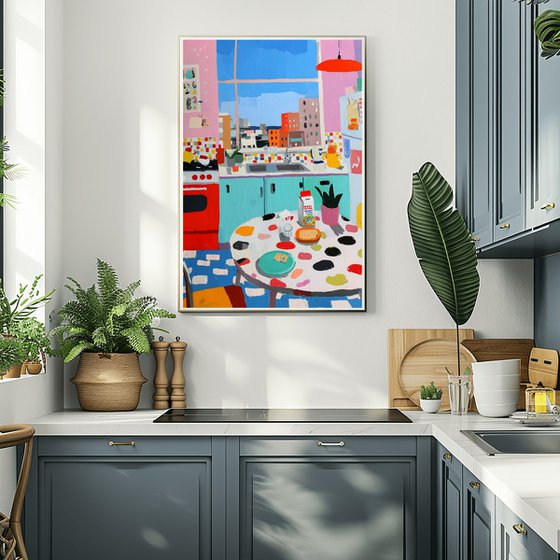 Cozy Retro Kitchen