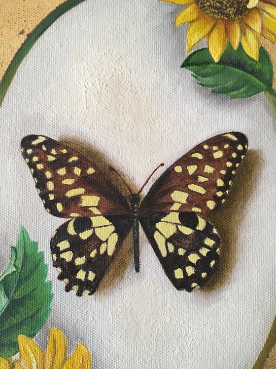 Butterfly on Gold