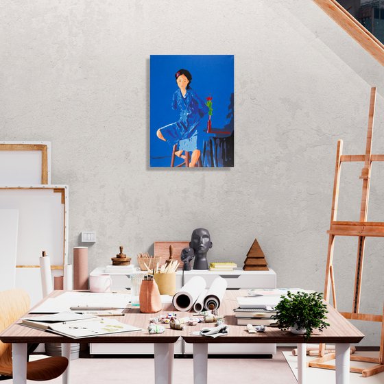 Portrait in Blue