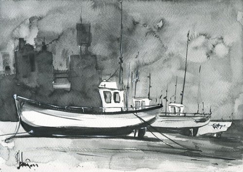 Boats by Oleksii Iakurin