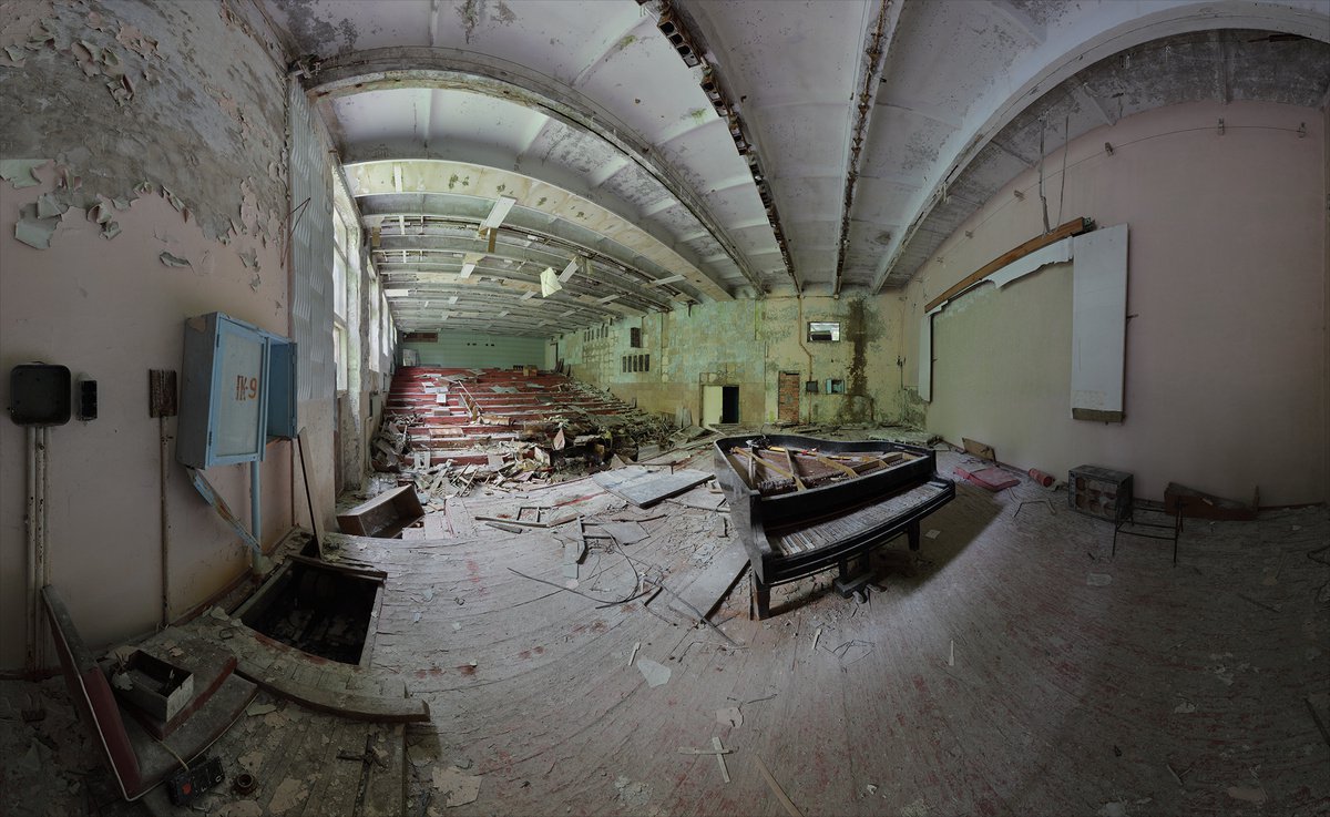 #24. Pripyat Music School 1 - XL size by Stanislav Vederskyi