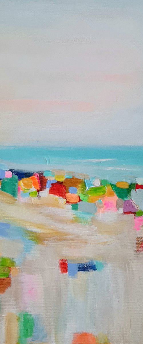 Brilliant Blue Sea by Wioletta Gancarz
