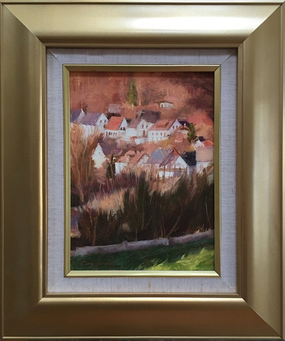 A Sunny Winter Evening (framed)