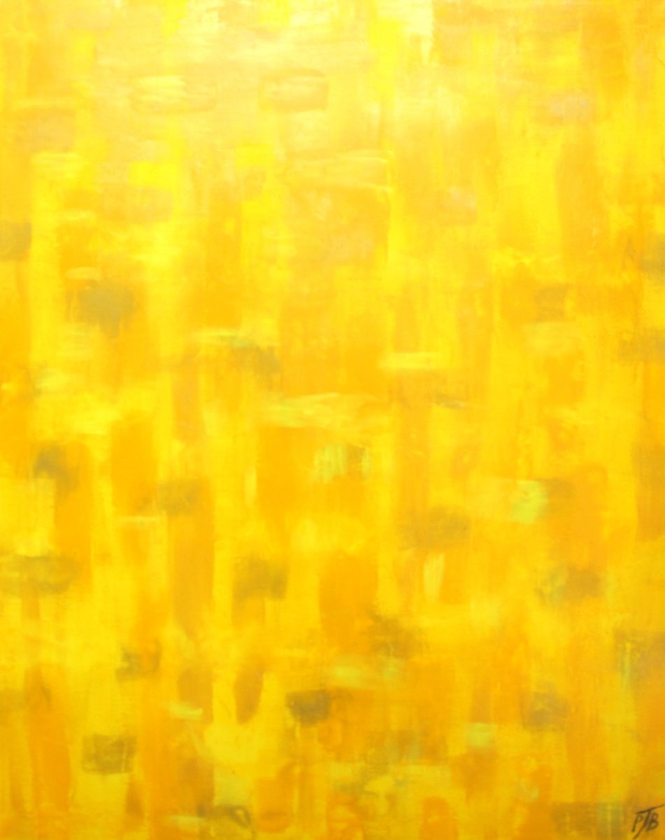 Yellow I ( Large 30 x 40 ) by Paul J Best