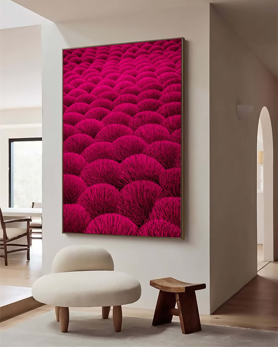 Organic Abstract Photograph By Serge Horta, 26 X 37", Incense Sticks No.3 (M), Original Artwork