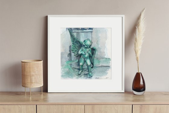 Verdigris Angel, La Napoule